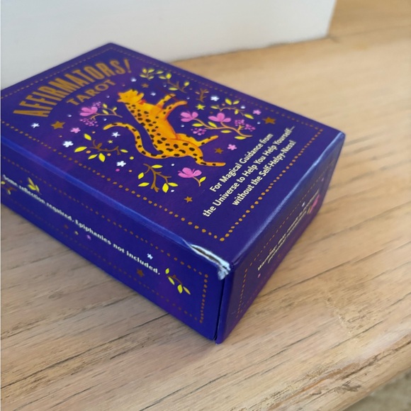 Affirmators! Tarot Deck - Purple & Gold Leopard Design - Picture 7 of 7